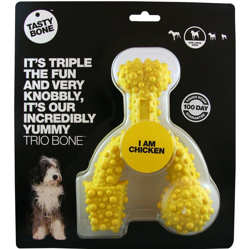 Tasty Bone Chicken Nylon Trio Dog Chew Toy