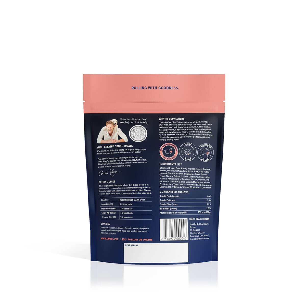 Drool by Dr Chris Brown In-Betweeners Dog Treats