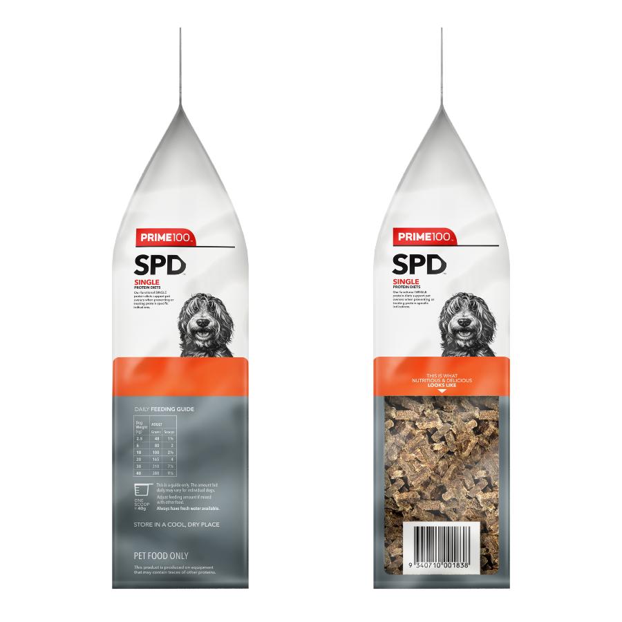 Prime100 SPD Air Dried Kangaroo & Pumpkin Dry Dog Food