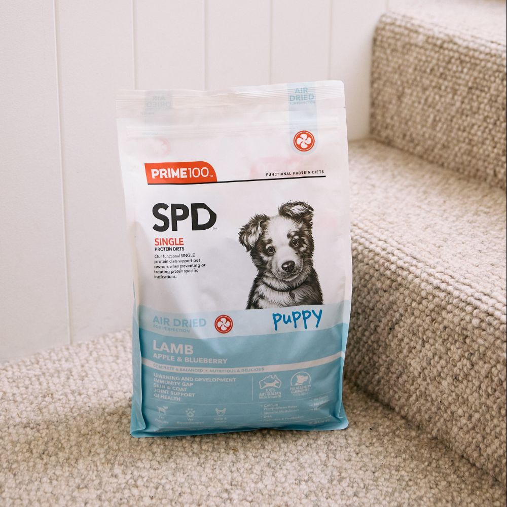 Prime100 SPD Air Dried Lamb Apple & Blueberry Puppy Dry Dog Food