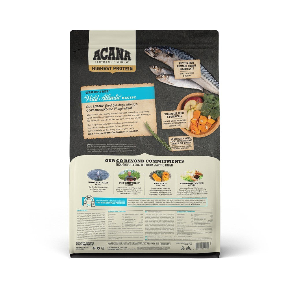 Acana Wild Atlantic High Protein Dry Dog Food