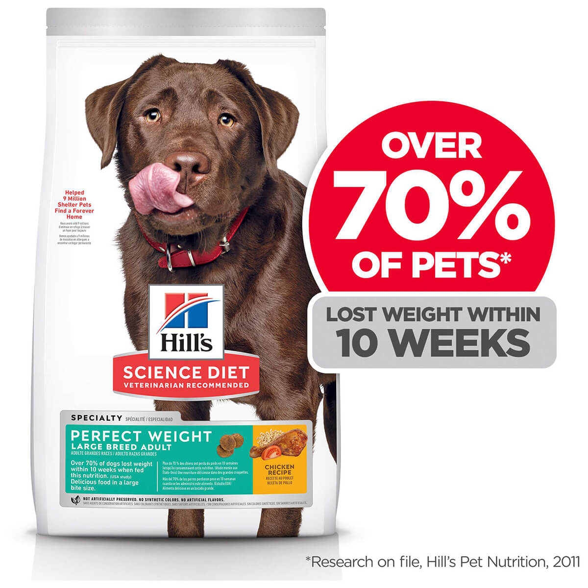 Hill's Science Diet Perfect Weight Large Breed Adult Dry Dog Food