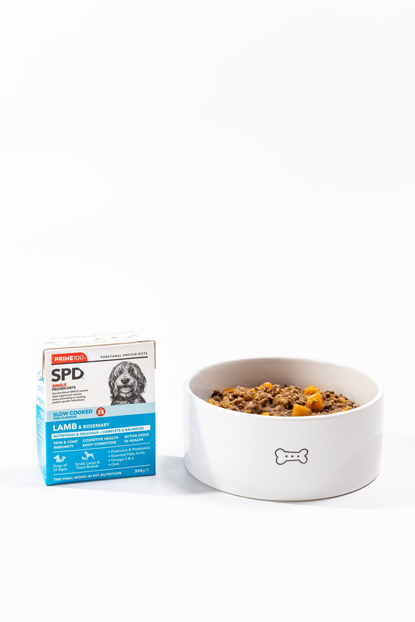 Prime100 SPD Slow Cooked Lamb & Rosemary Wet Dog Food