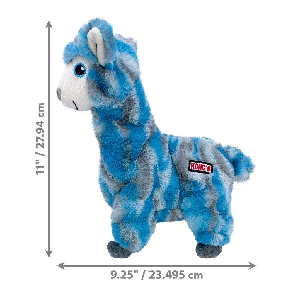 Kong Low Stuff Stripes Llama Dog Toy