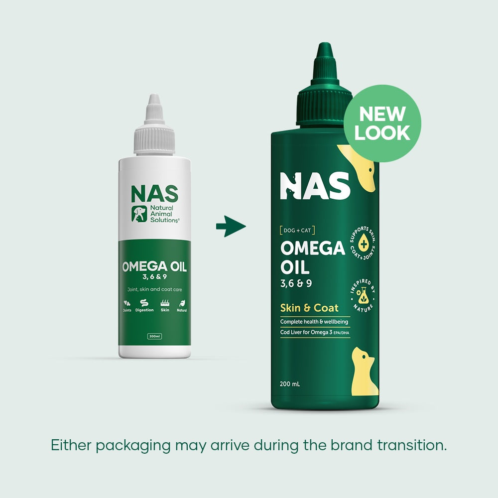 NAS Omega Oil 3 6 & 9 Supplement for Dogs, Cats & Horses