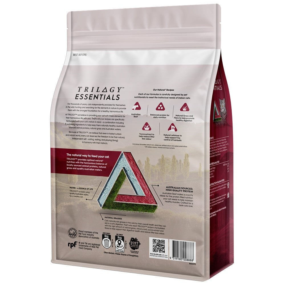 Trilogy Essentials Complete Prey Kibble Australian Beef Dry Cat Food