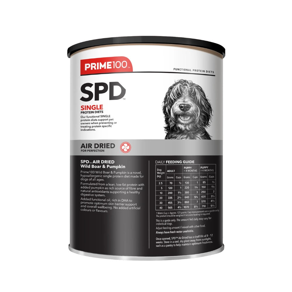 Prime100 SPD Air Dried Wild Boar & Pumpkin Dry Dog Food