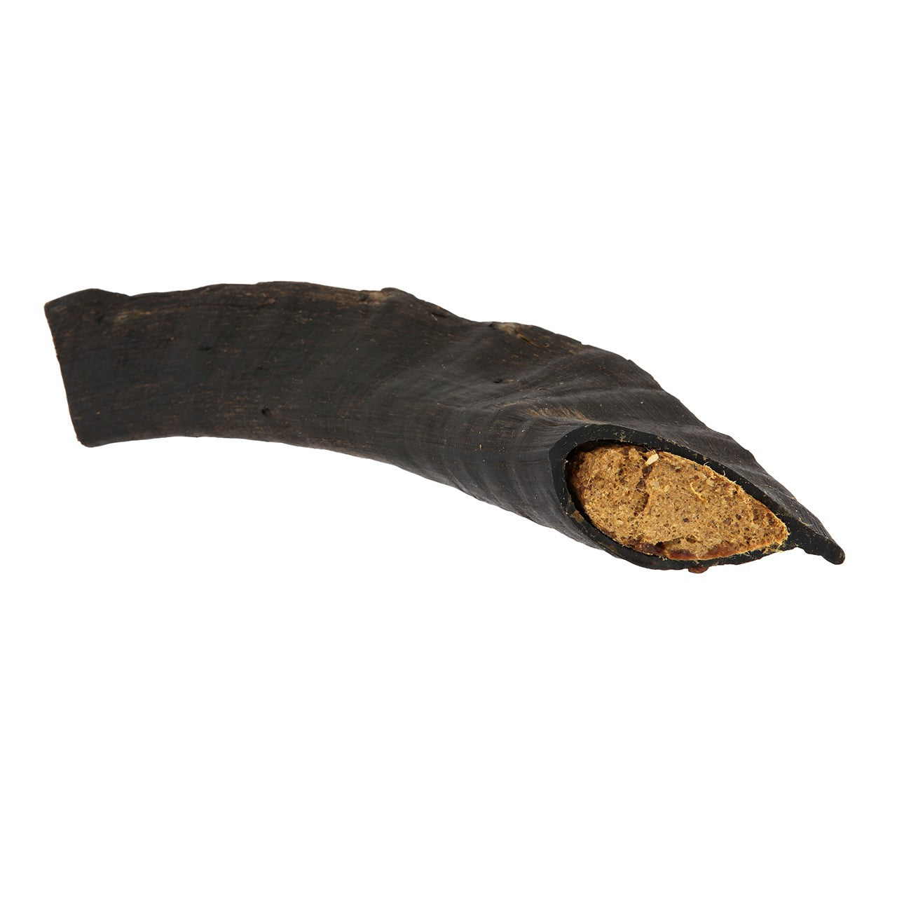 Dog n Bone Stuffed Goat Horn Skin & Coat Dog Treat