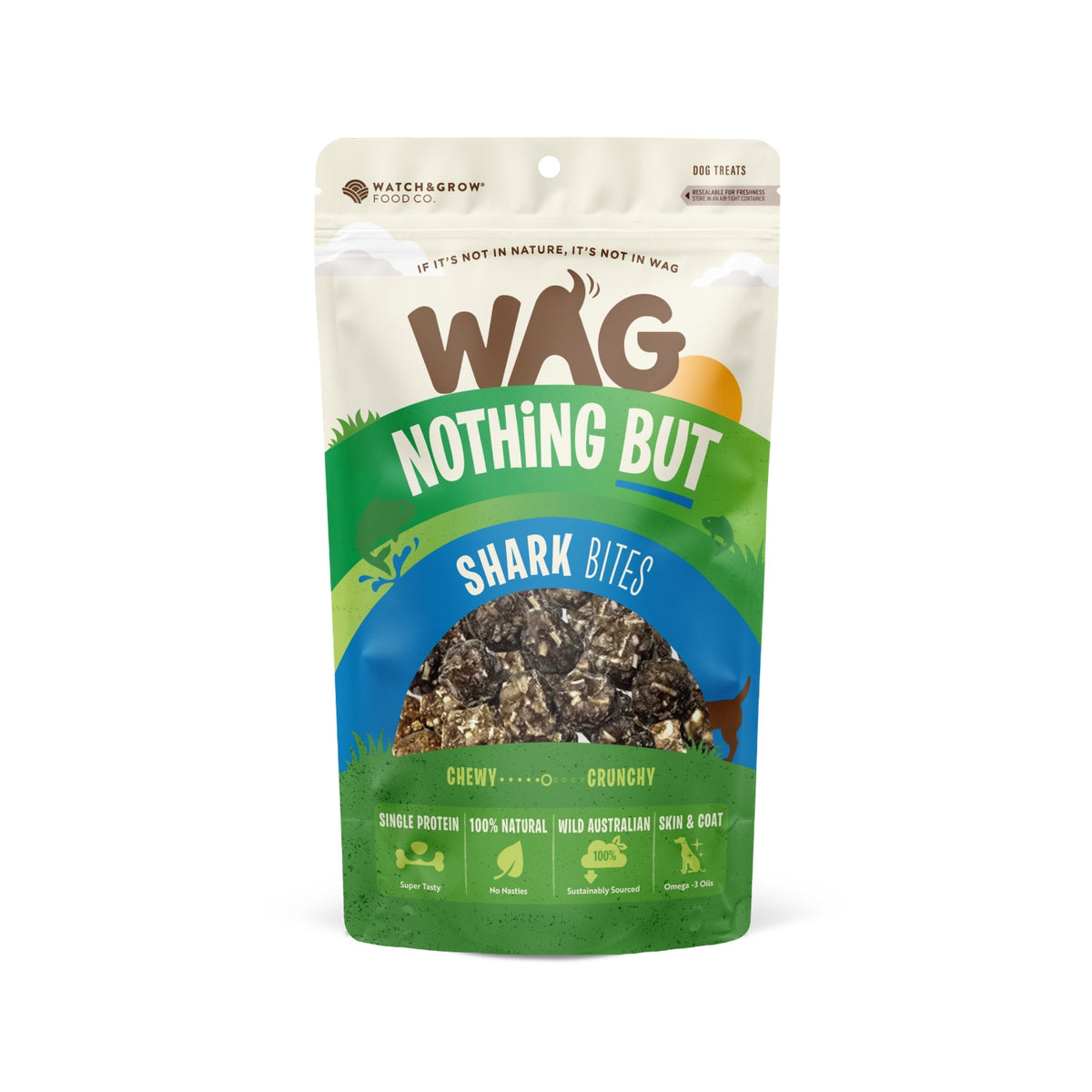 WAG Shark Bites Dog Treats