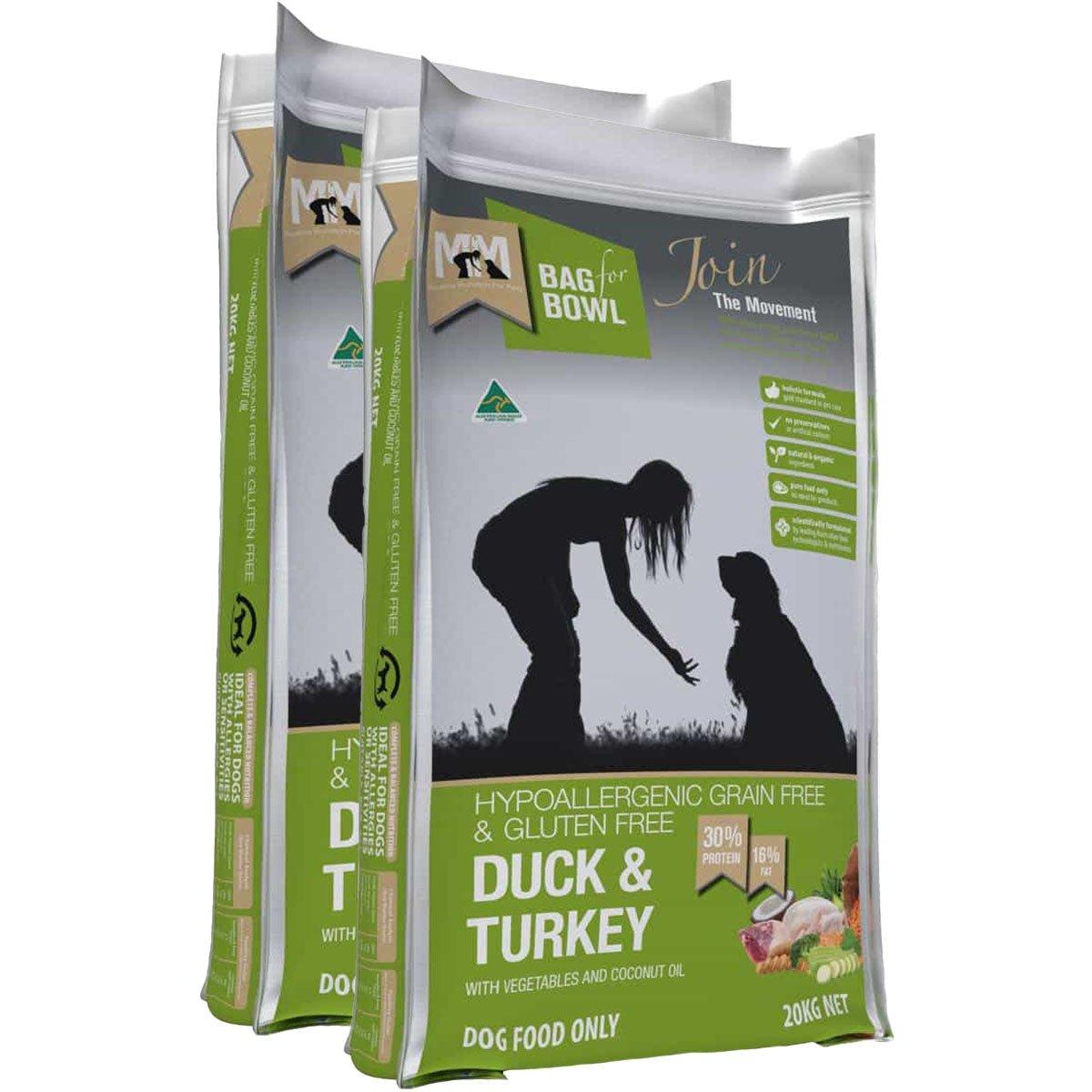 Meals For Mutts Grain Free Adult Duck & Turkey Dry Dog Food