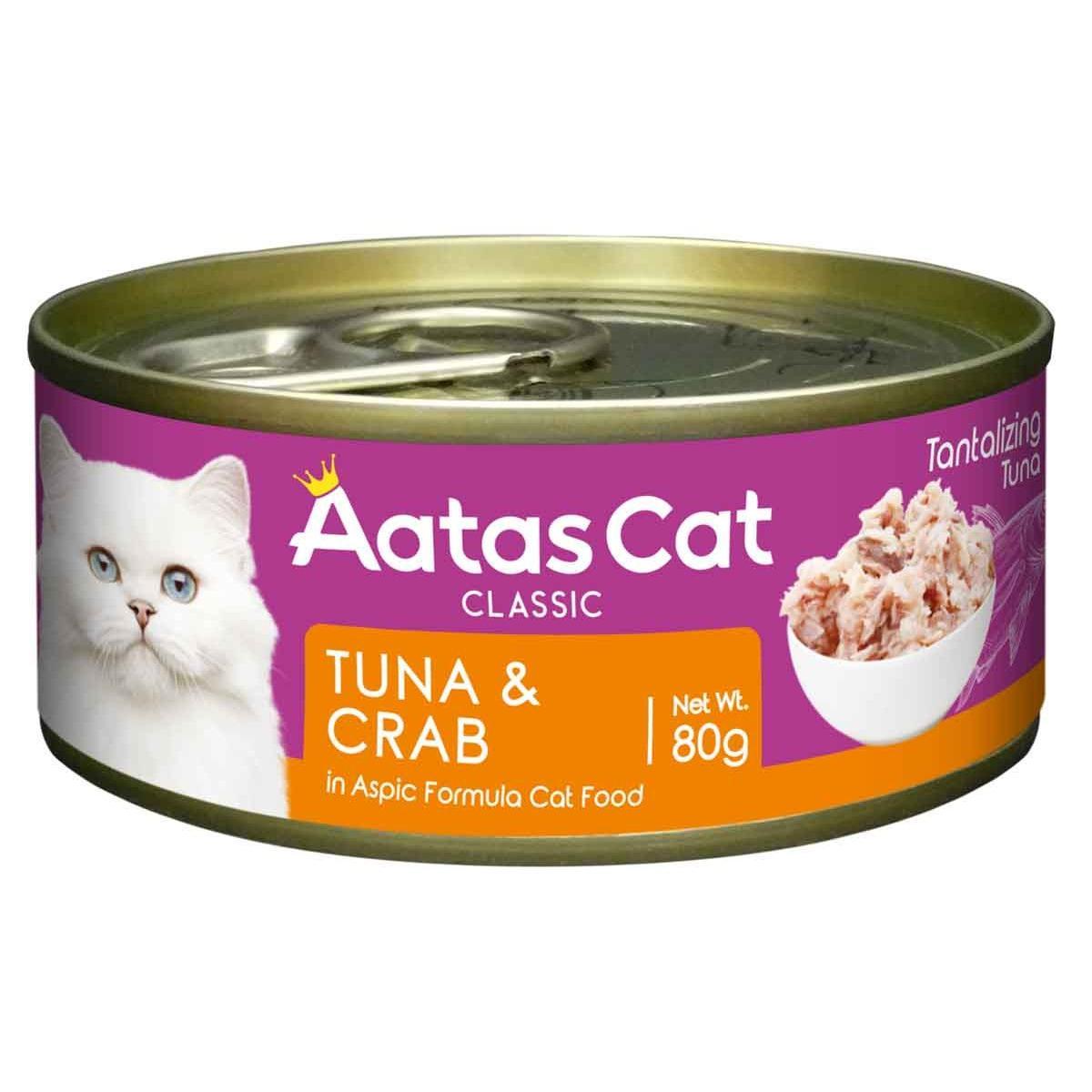 Aatas Tantalizing Tuna & Crab Jelly Wet Cat Food