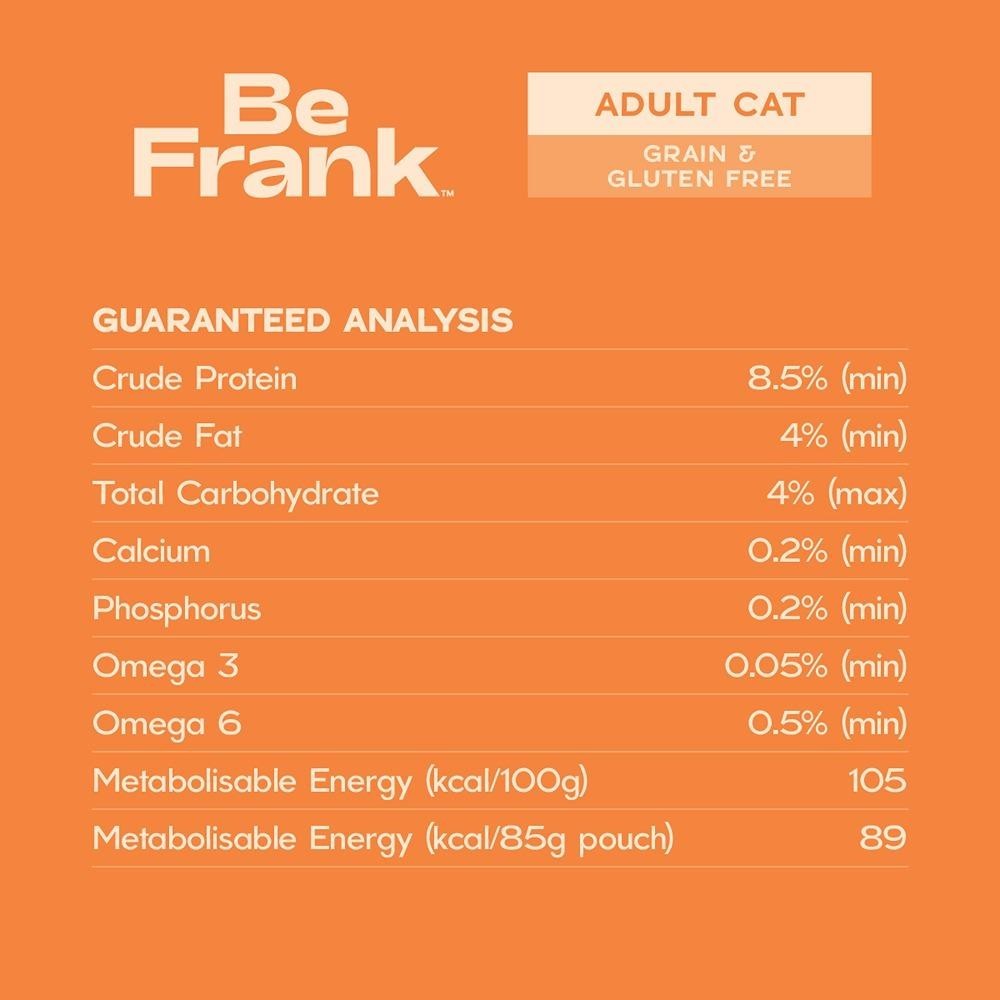 Be Frank Grain Free Kangaroo & Turkey/Chicken Dry & Wet Cat Food Bundle