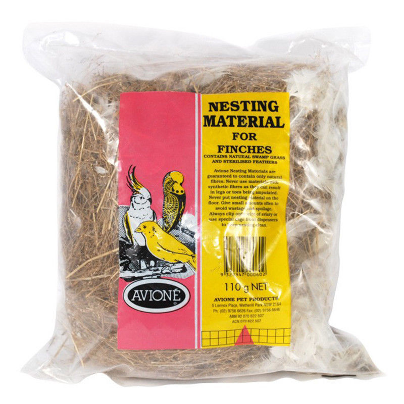 Avi One Swamp Grass & Feathers Finch Nesting Material