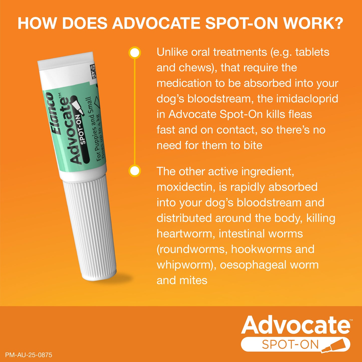 Advocate Green Spot-On Flea & Worming Treatment <4kg Dog