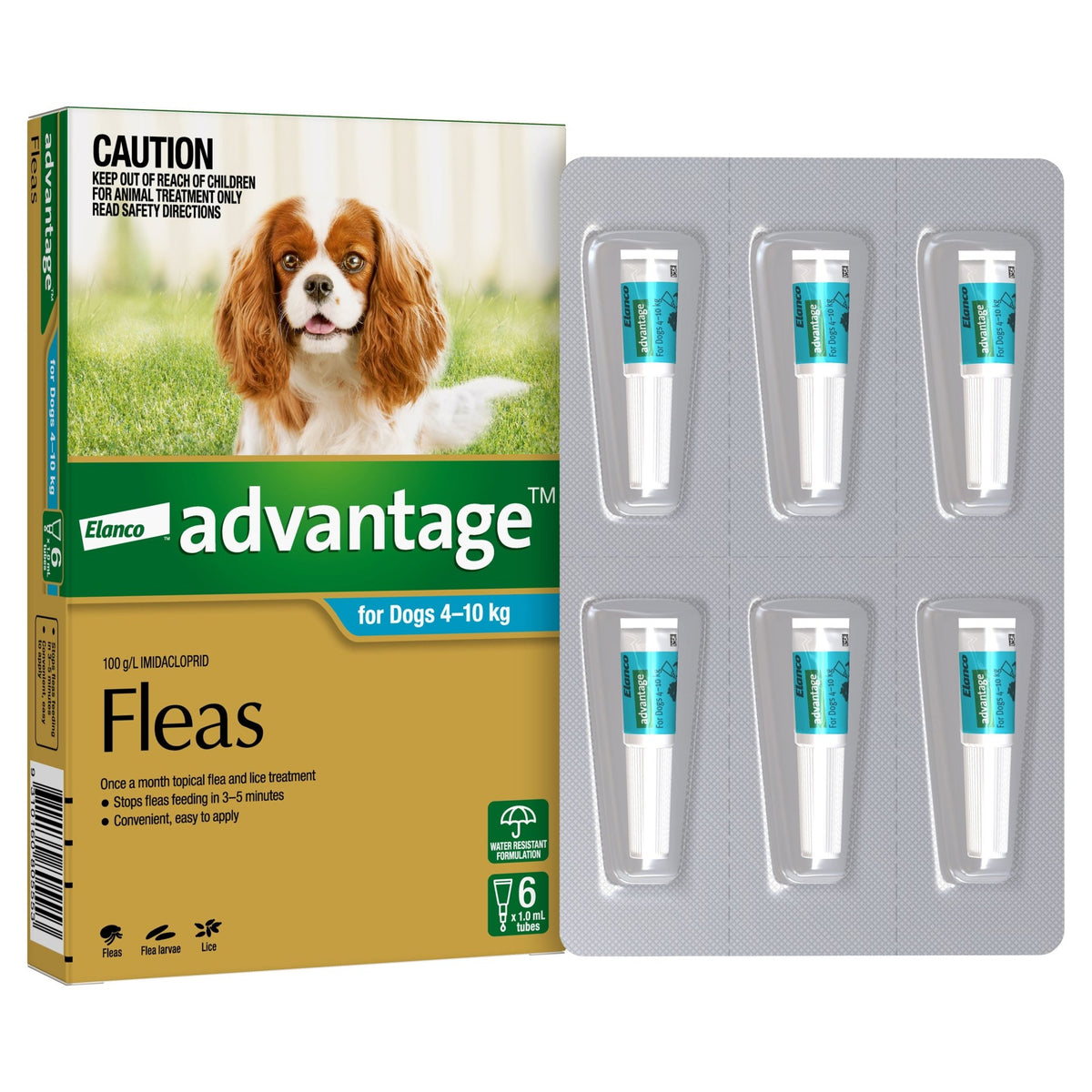Advantage Flea Treatment 4-10kg Dog - PetPost Australia