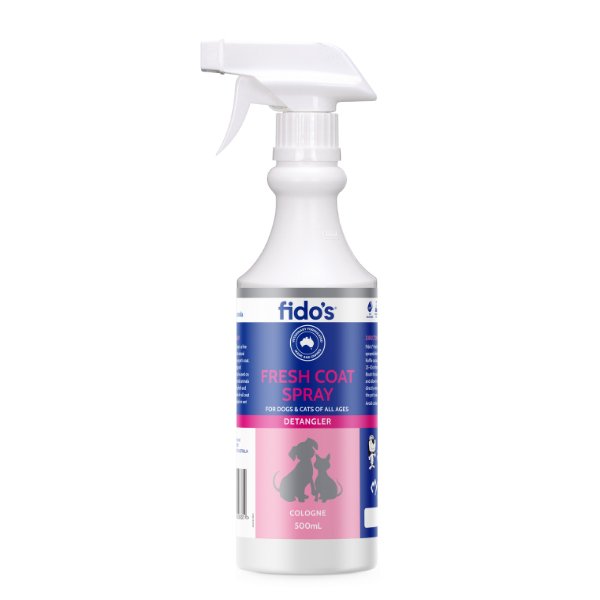 Fido's Fresh Coat Spray for Dogs, Cats, Puppies & Kittens & Other Furry Animals 500ml - PetPost Australia
