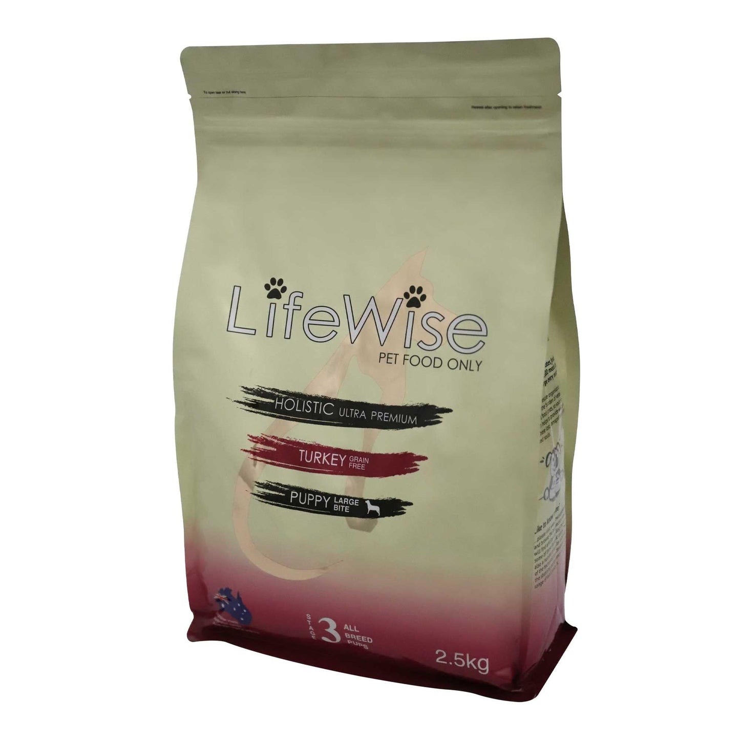 Lifewise Stage 3 Turkey & Vegetables Grain Free Puppy Dry Dog Food - PetPost Australia