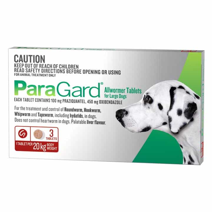 Paragard Allwormer Large Dog - PetPost Australia