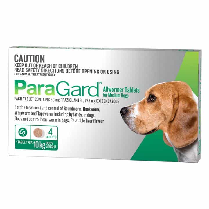 Paragard Allwormer Medium Dog - PetPost Australia