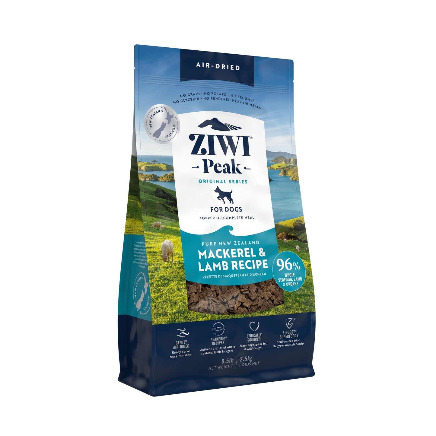 Ziwi Peak Air Dried Mackerel & Lamb Recipe Dry Dog Food