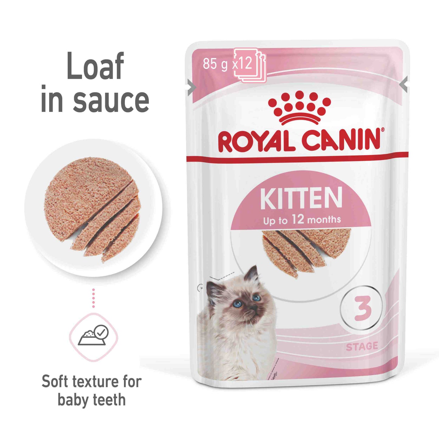 Royal Canin Instinctive Kitten Loaf Wet Cat Food