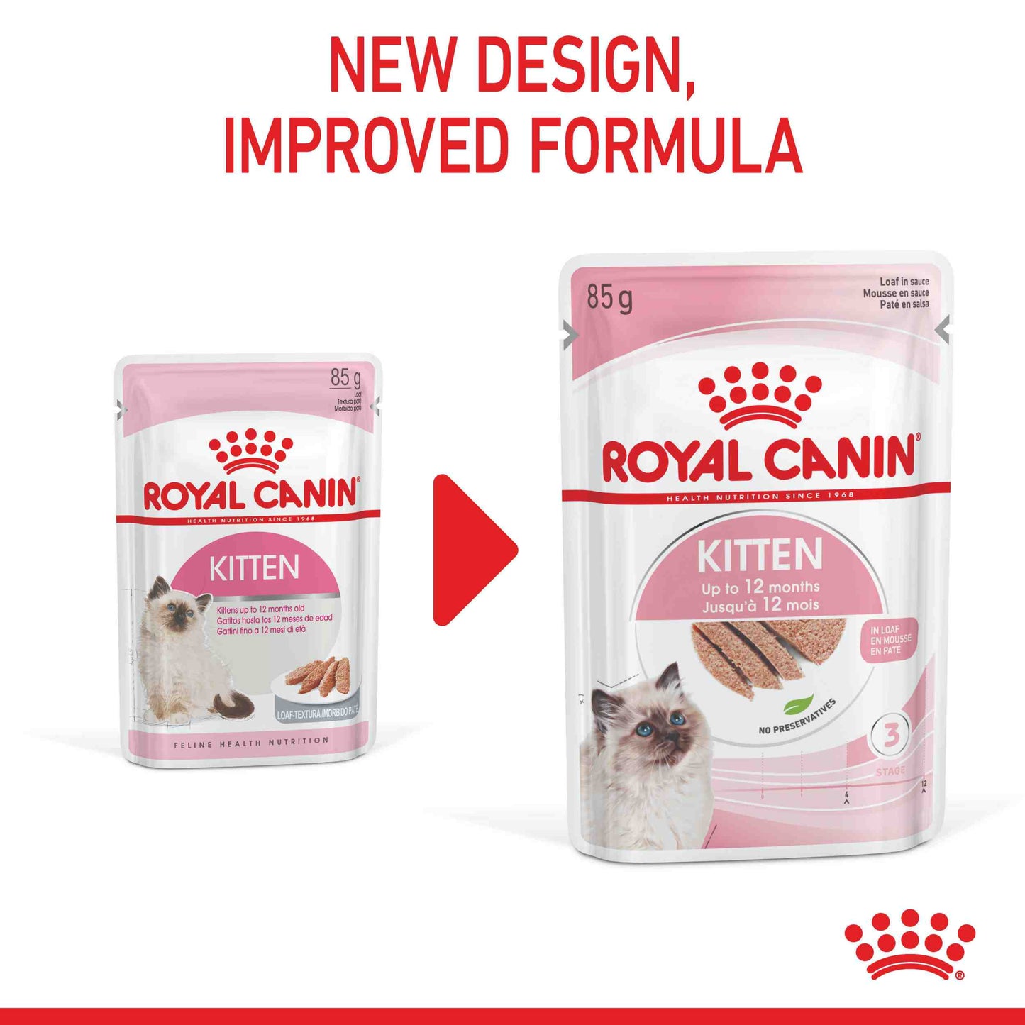 Royal Canin Instinctive Kitten Loaf Wet Cat Food