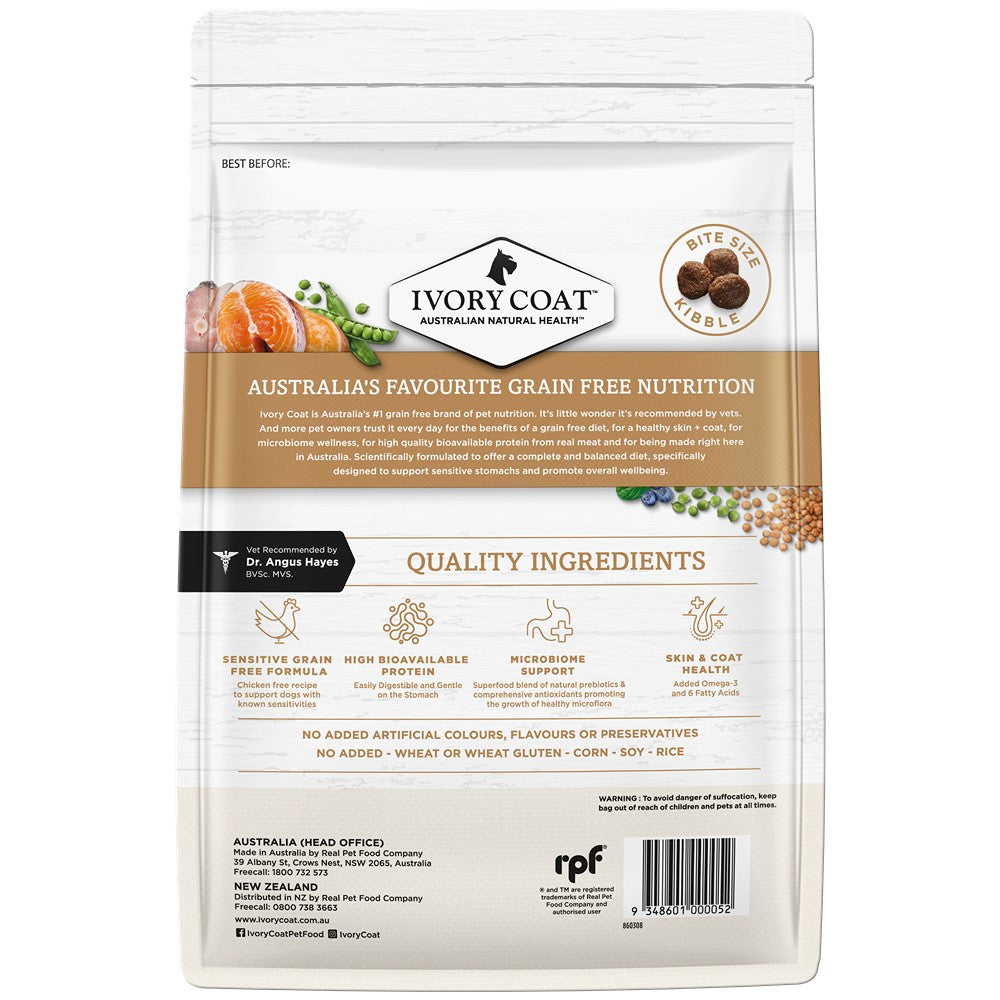 Ivory Coat Salmon & Ocean Fish Grain Free Adult Dry Dog Food