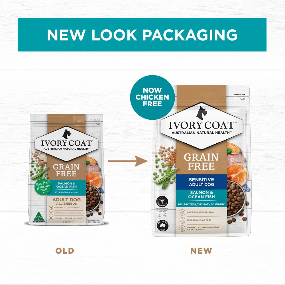 Ivory Coat Salmon & Ocean Fish Grain Free Adult Dry Dog Food