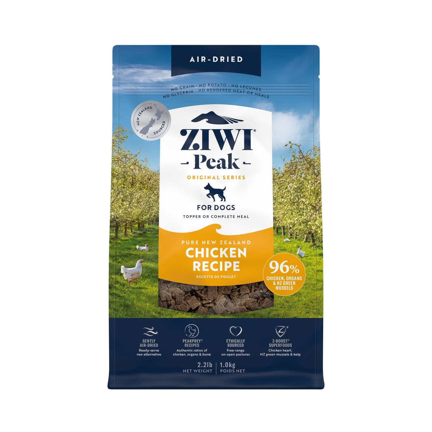 Ziwi Peak Air Dried Chicken Recipe Dry Dog Food