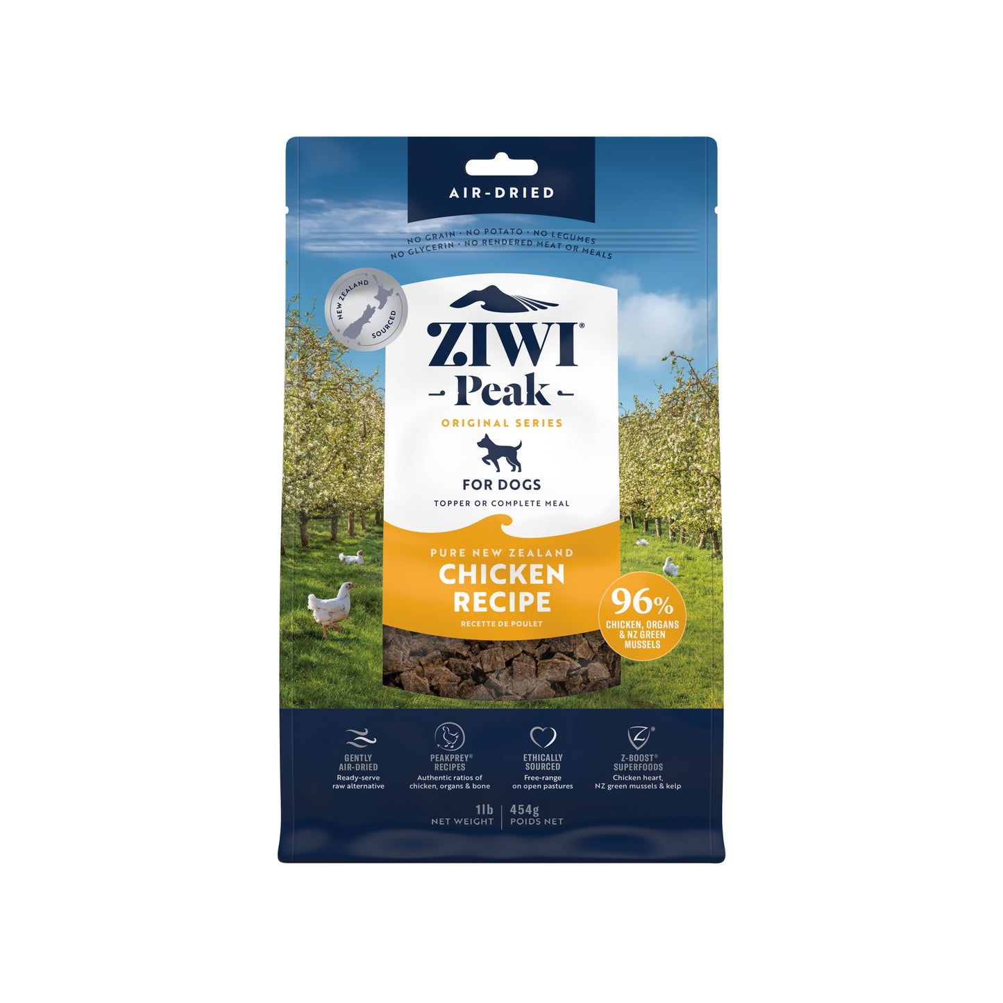 Ziwi Peak Air Dried Chicken Recipe Dry Dog Food