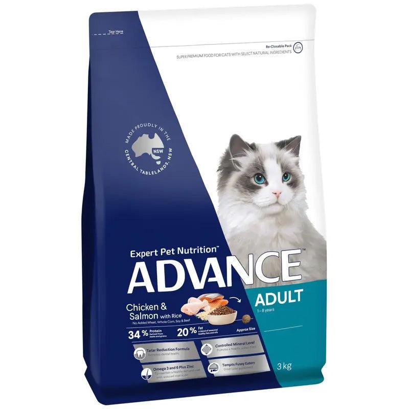 Advance Chicken & Salmon with Rice Adult Dry Cat Food