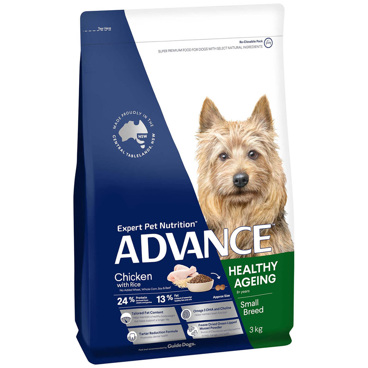 Advance Healthy Ageing Toy & Small Breed Chicken & Turkey Dry Dog Food