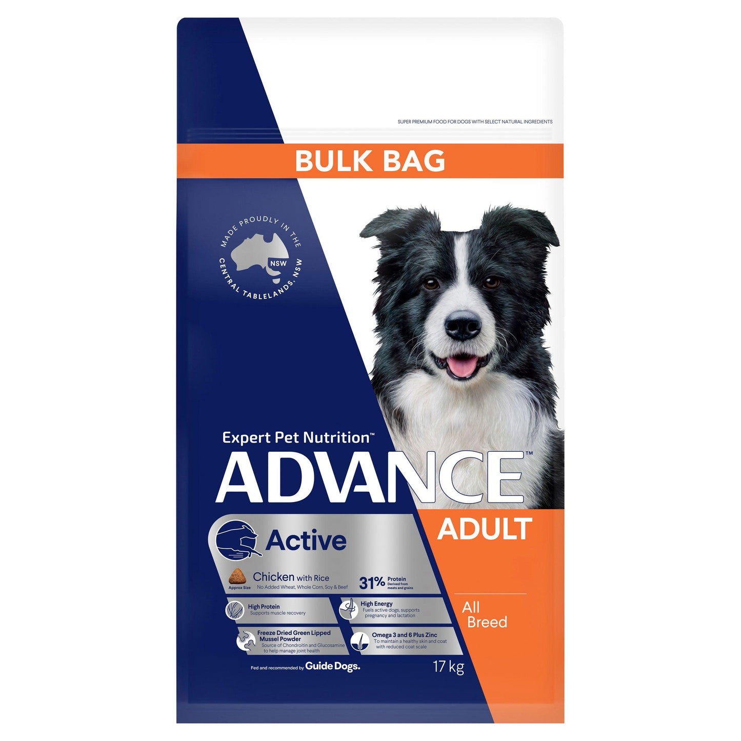 Advance Active Adult Chicken With Rice Dry Dog Food