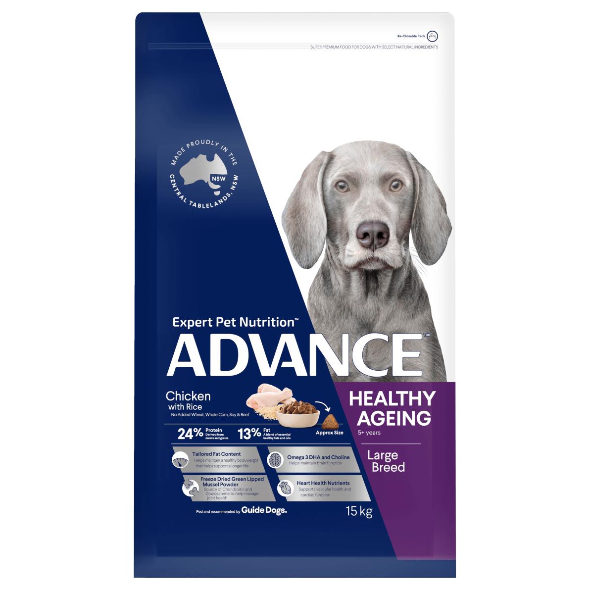 Advance Healthy Ageing Large Breed Chicken Dry Dog Food