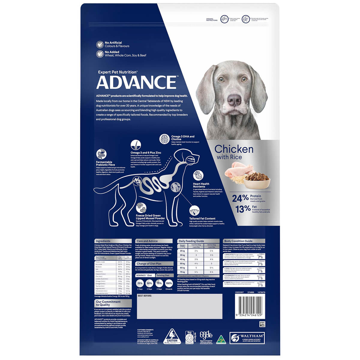 Advance Healthy Ageing Large Breed Chicken Dry Dog Food