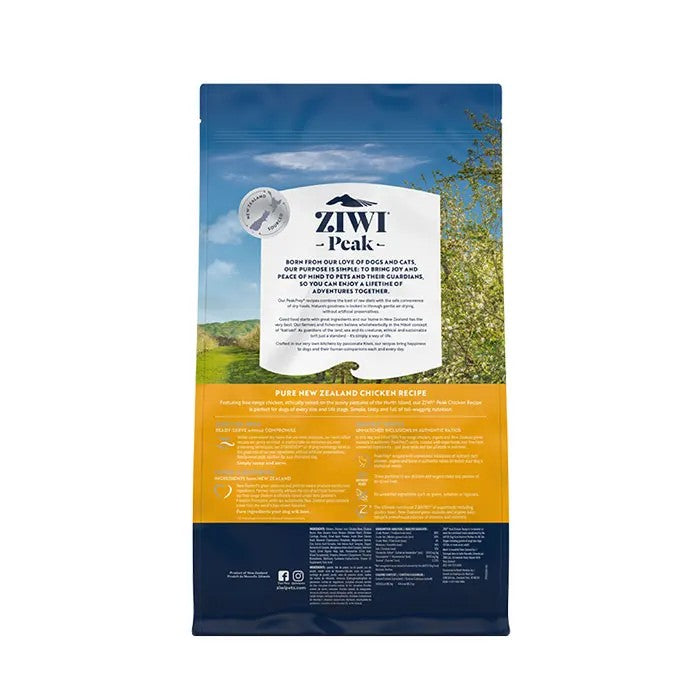 Ziwi Peak Air Dried Chicken Recipe Dry Dog Food