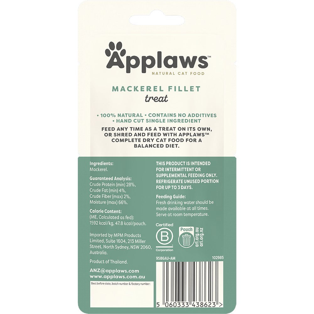 Applaws Mackerel Loin Cat Treats 30g
