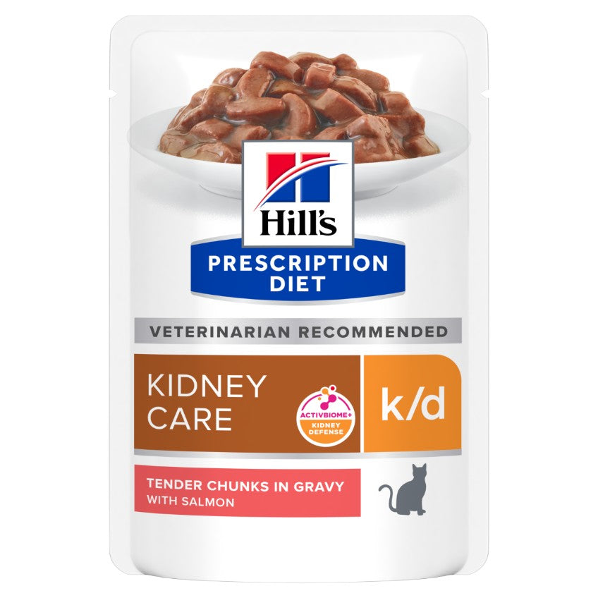 Hill's Prescription Diet K/D Kidney Care Salmon Wet Cat Food