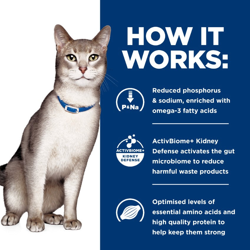 Hill's Prescription Diet K/D Kidney Care Salmon Wet Cat Food