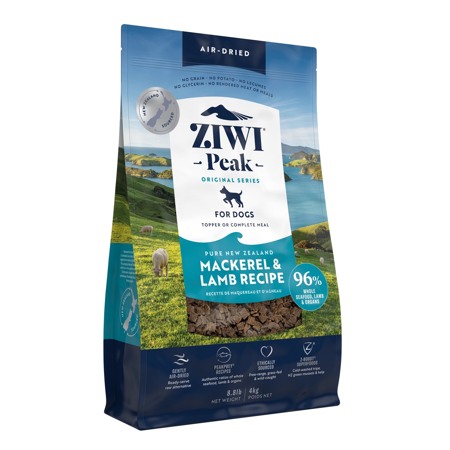 Ziwi Peak Air Dried Mackerel & Lamb Recipe Dry Dog Food