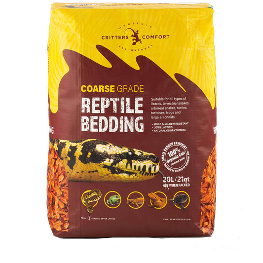 Critters Comfort Reptile Bedding Coarse 20L