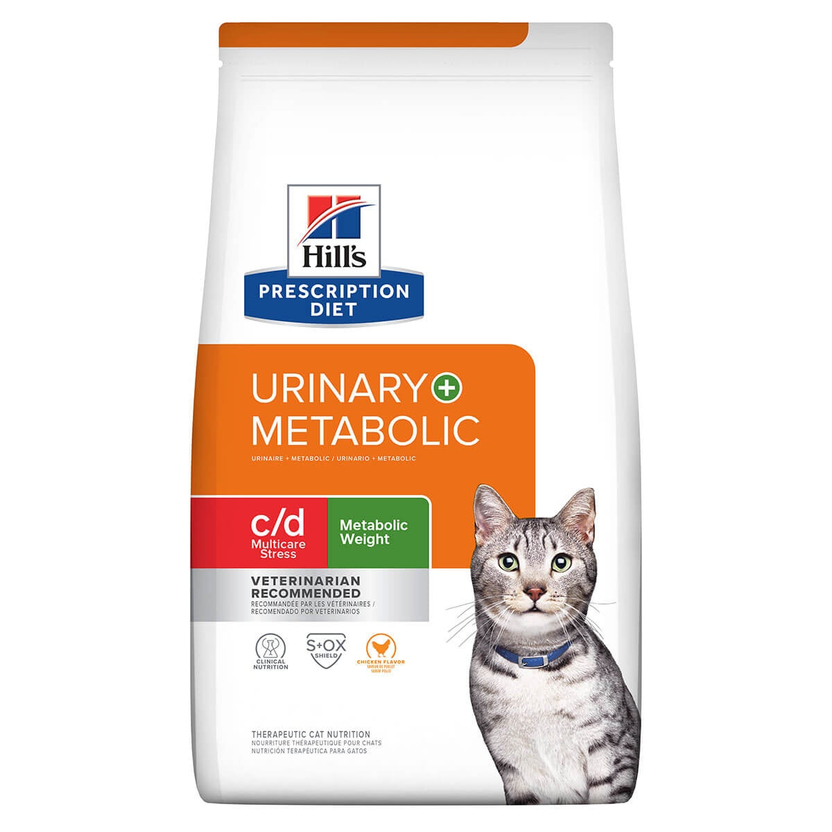 Hill's Prescription Diet C/D Stress Urinary & Metabolic Weight Care Dry Cat Food
