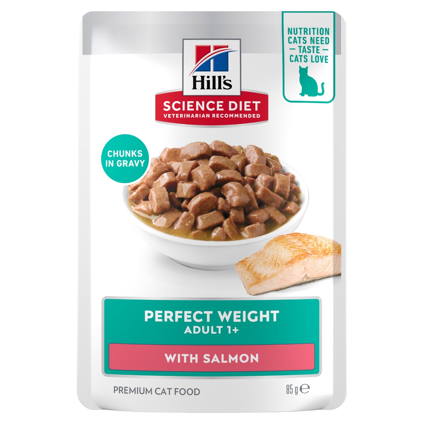 Hill's Science Diet Perfect Weight Adult Salmon Wet Food 85g