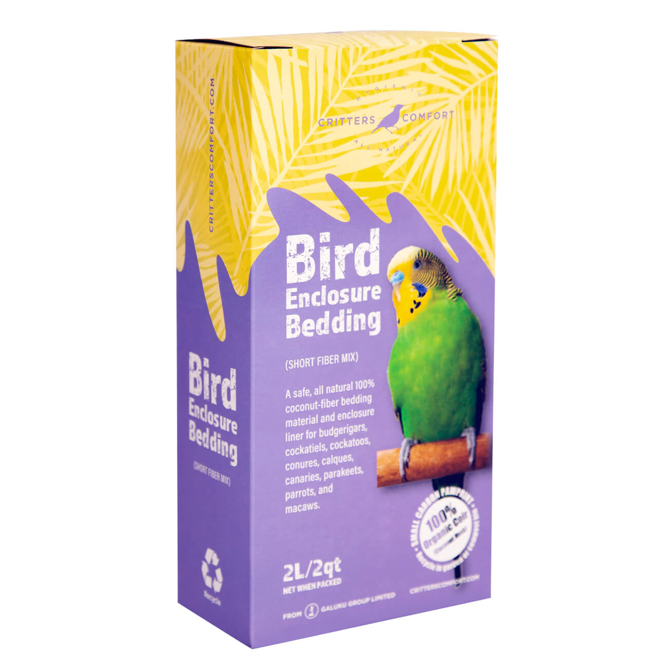 Critters Comfort Bird Enclosure Bedding