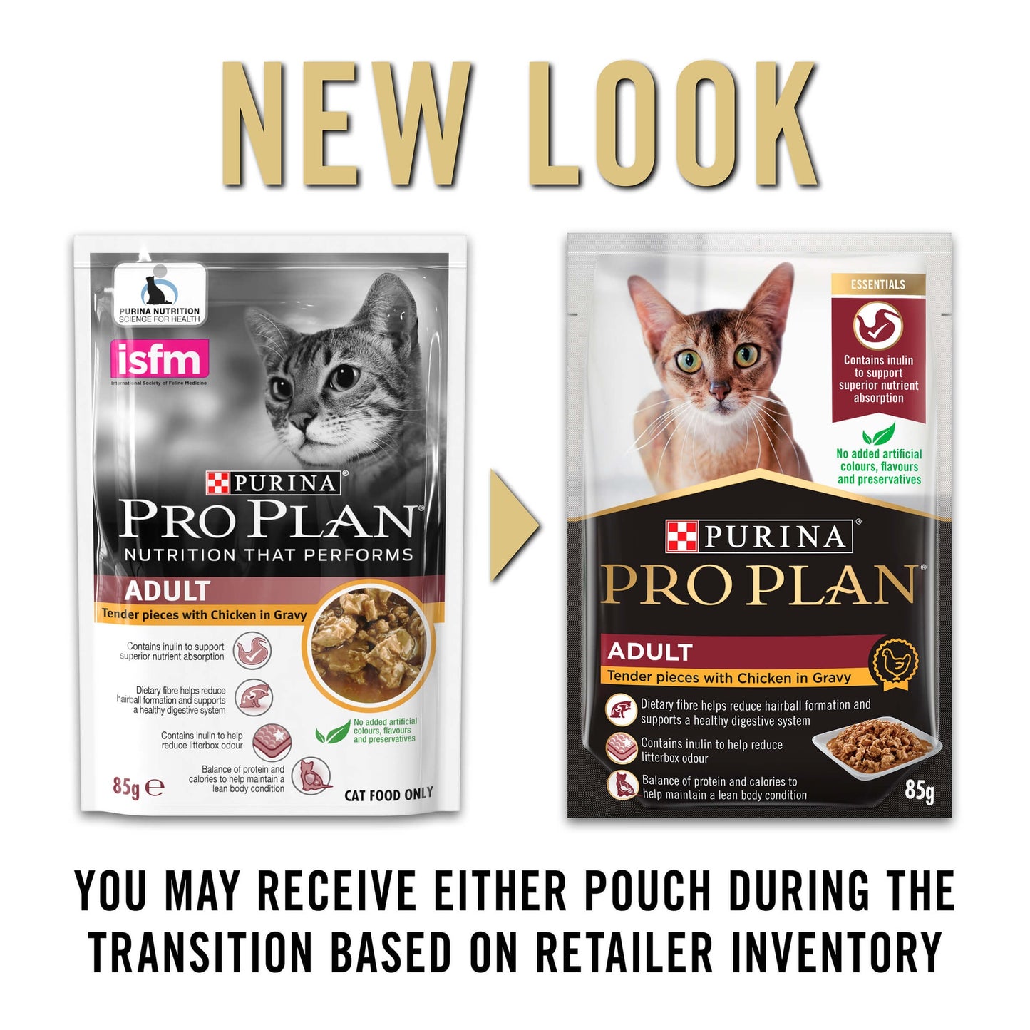 Pro Plan Adult Chicken Gravy Pouch Wet Cat Food 85G