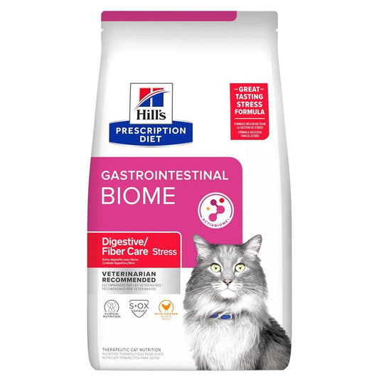 Hill's Prescription Diet Stress Gastrointestinal Biome Care Dry Cat Food