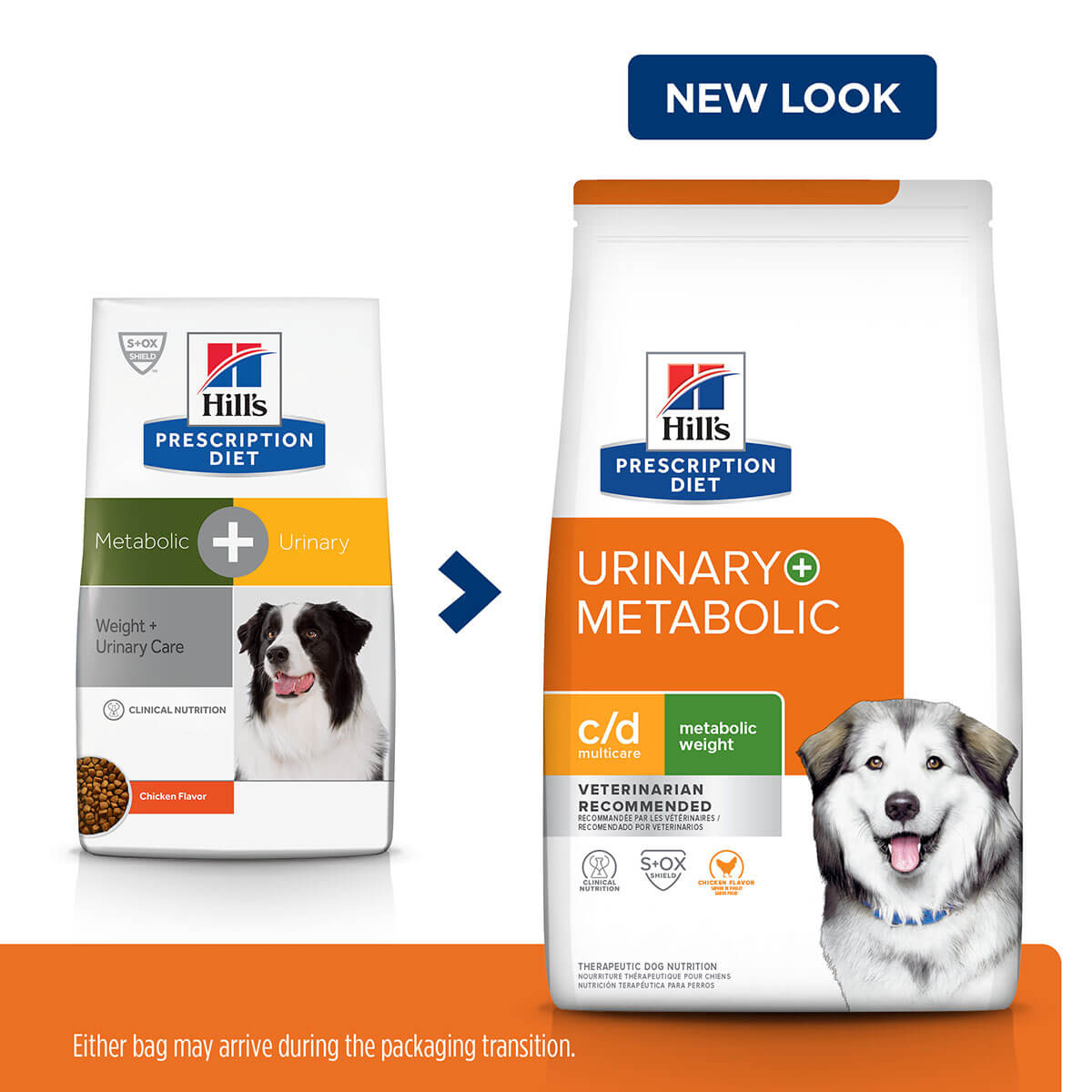 Hill's Prescription Diet C/D Urinary & Metabolic Weight Care Dry Dog Food