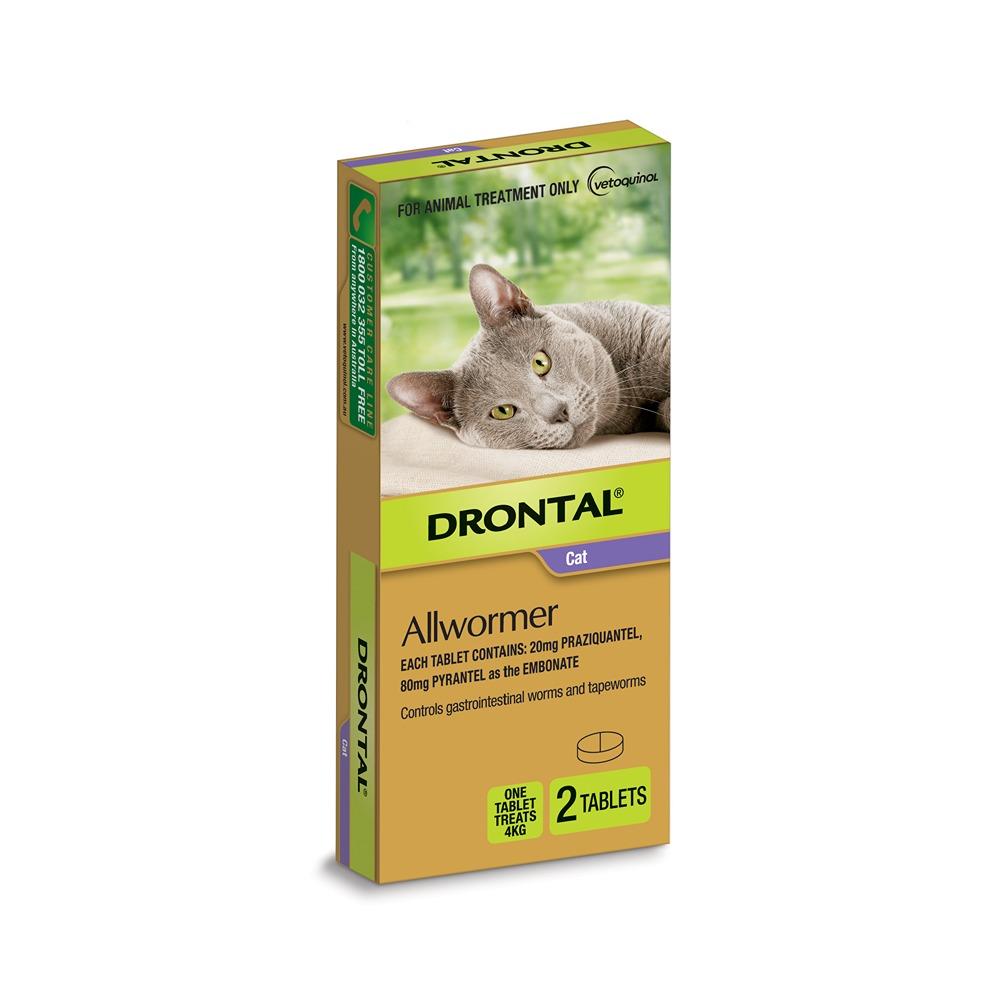 Drontal Ellipsoid Allwormer 4kg Small Cats