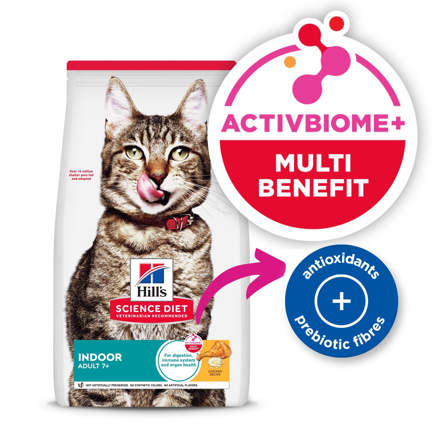 Hill's Science Diet Indoor 7+ Adult Dry Cat Food