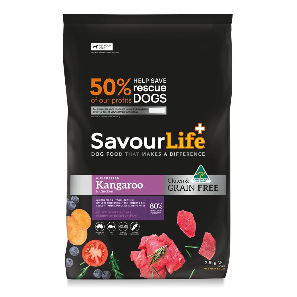 Savourlife Grain Free Australian Kangaroo & Chicken Dry Dog Food